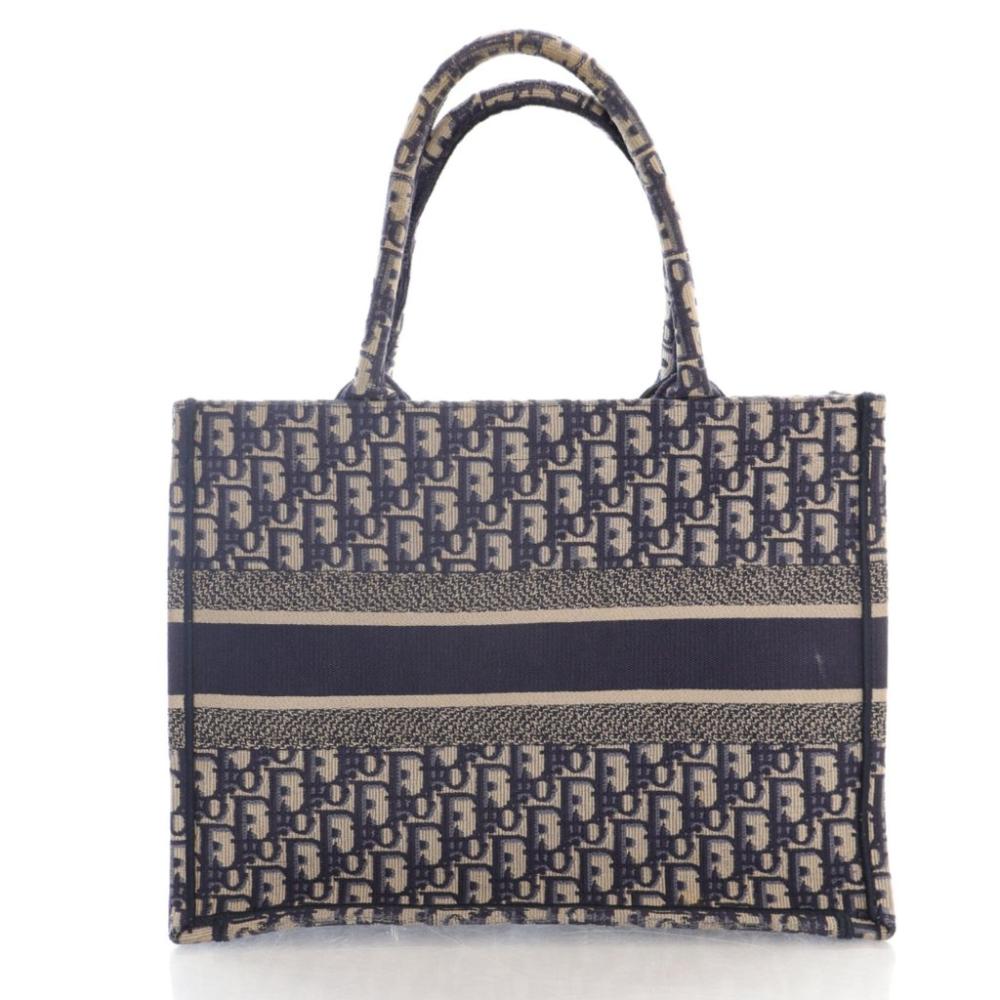 Blue Canvas Dior Book Tote