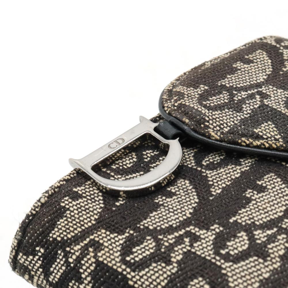 Blue Canvas Dior Cosmetic Pouch