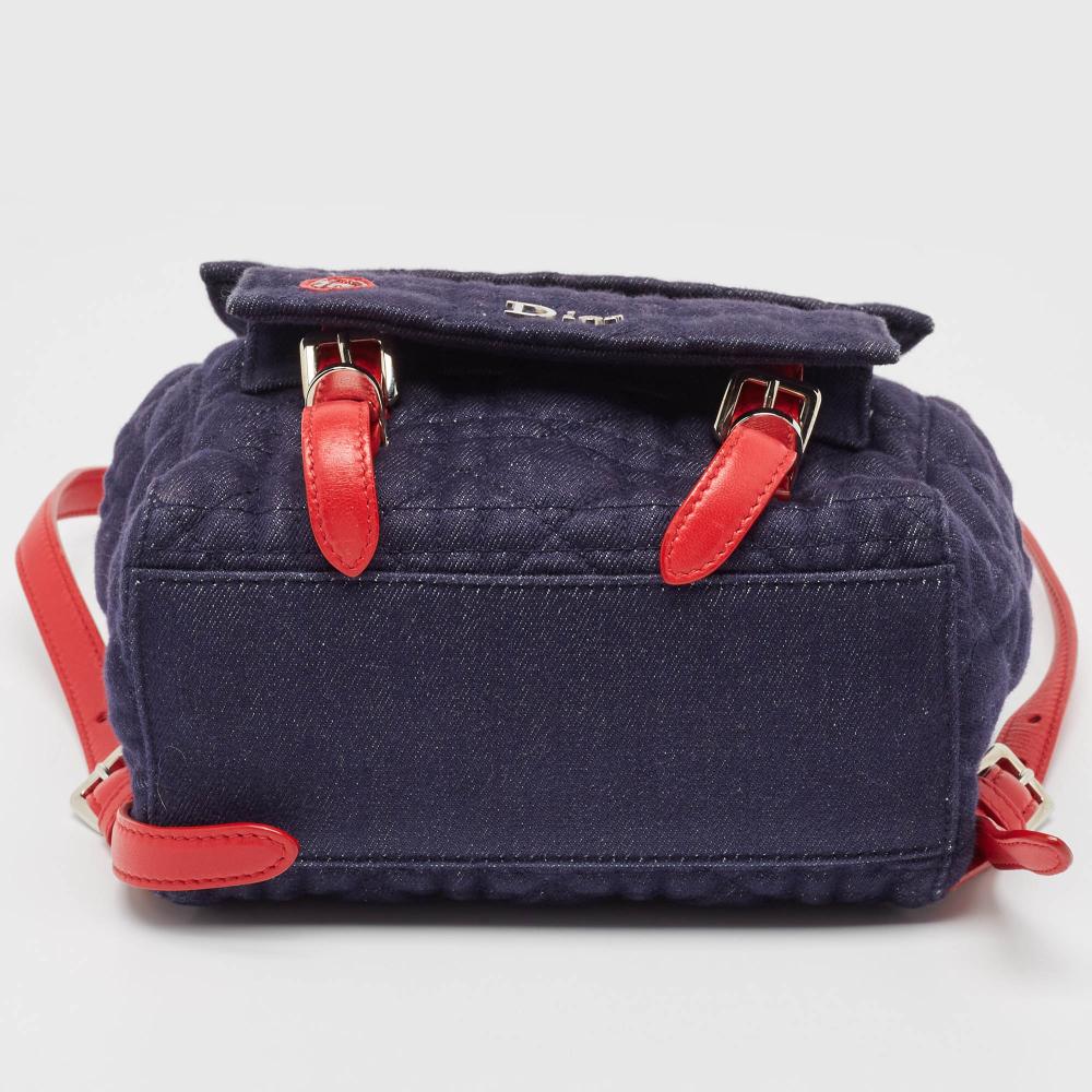 Blue Denim Dior Backpack