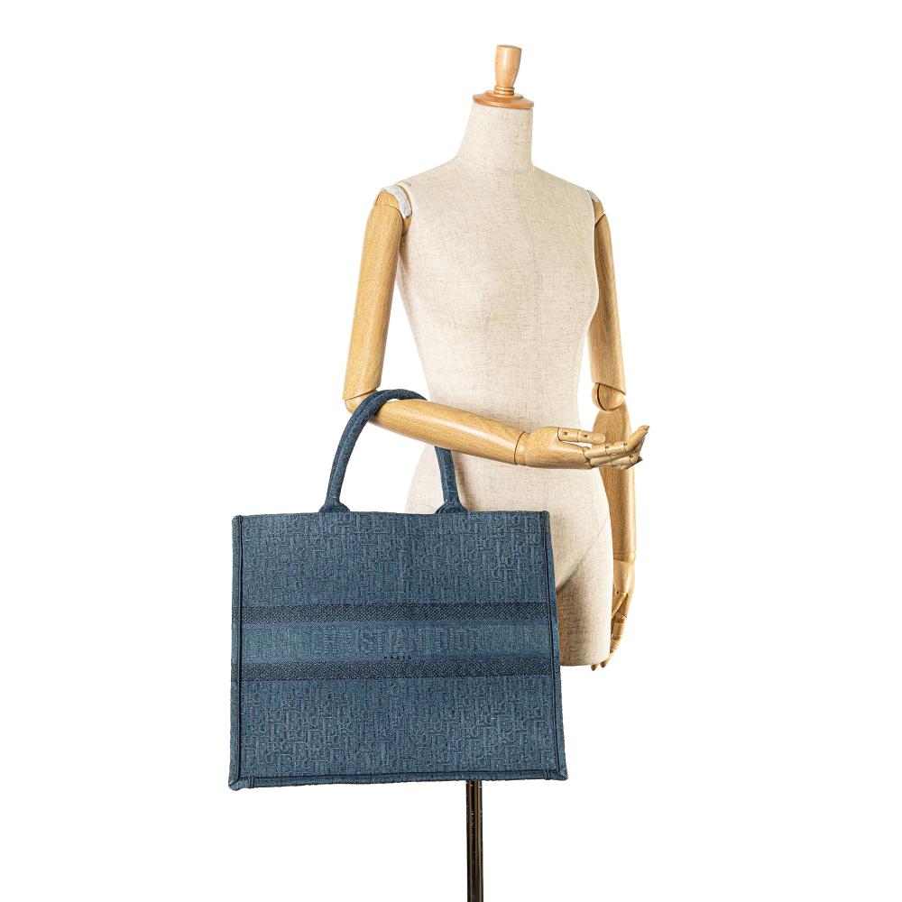 Blue Denim Dior Book Tote