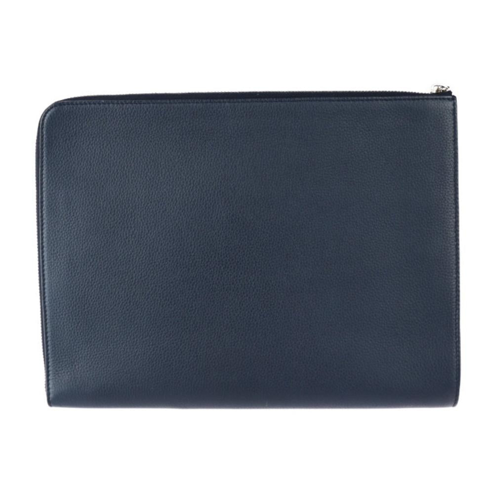 Blue Fabric Dior Cosmetic Pouch