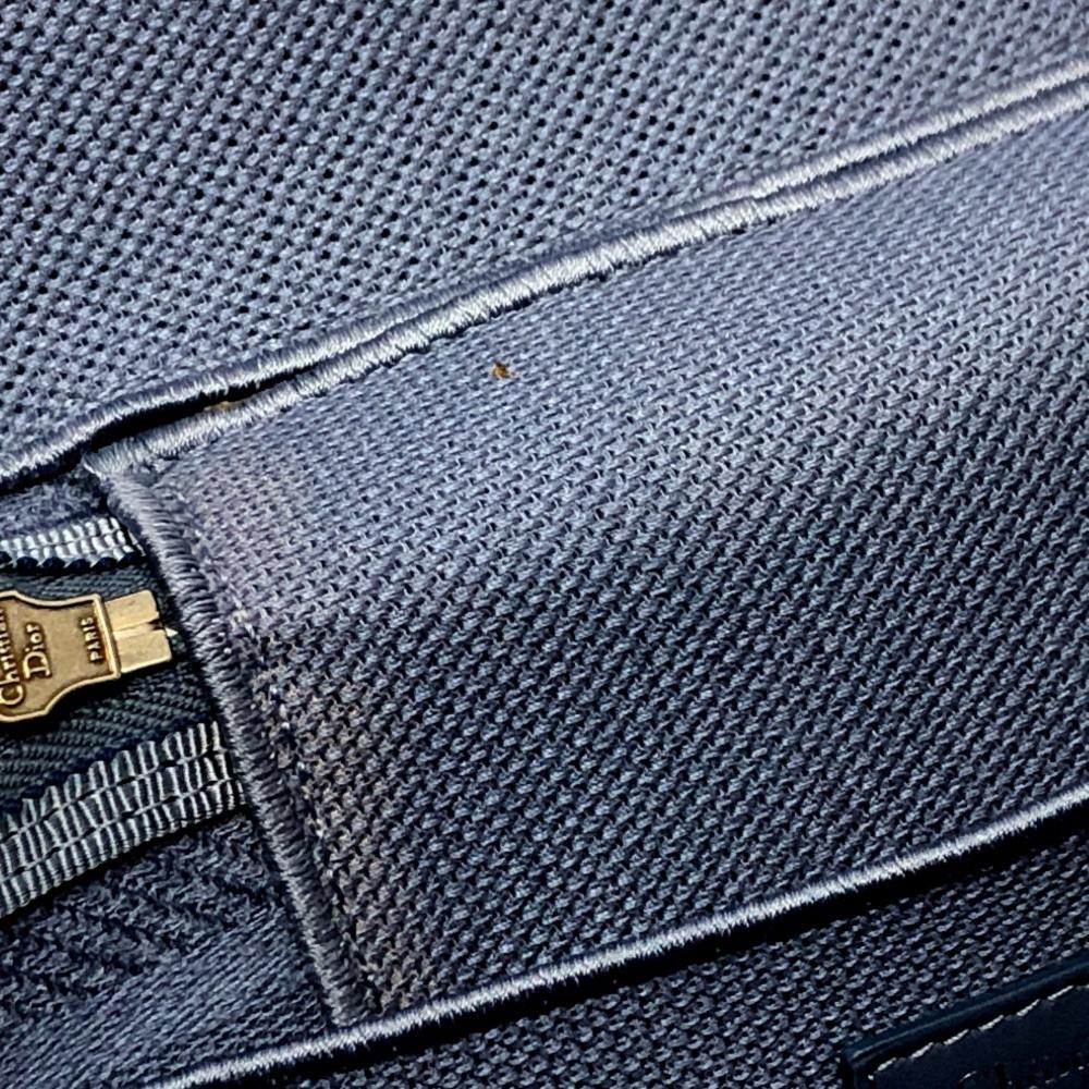 Blue Fabric Dior Handbag