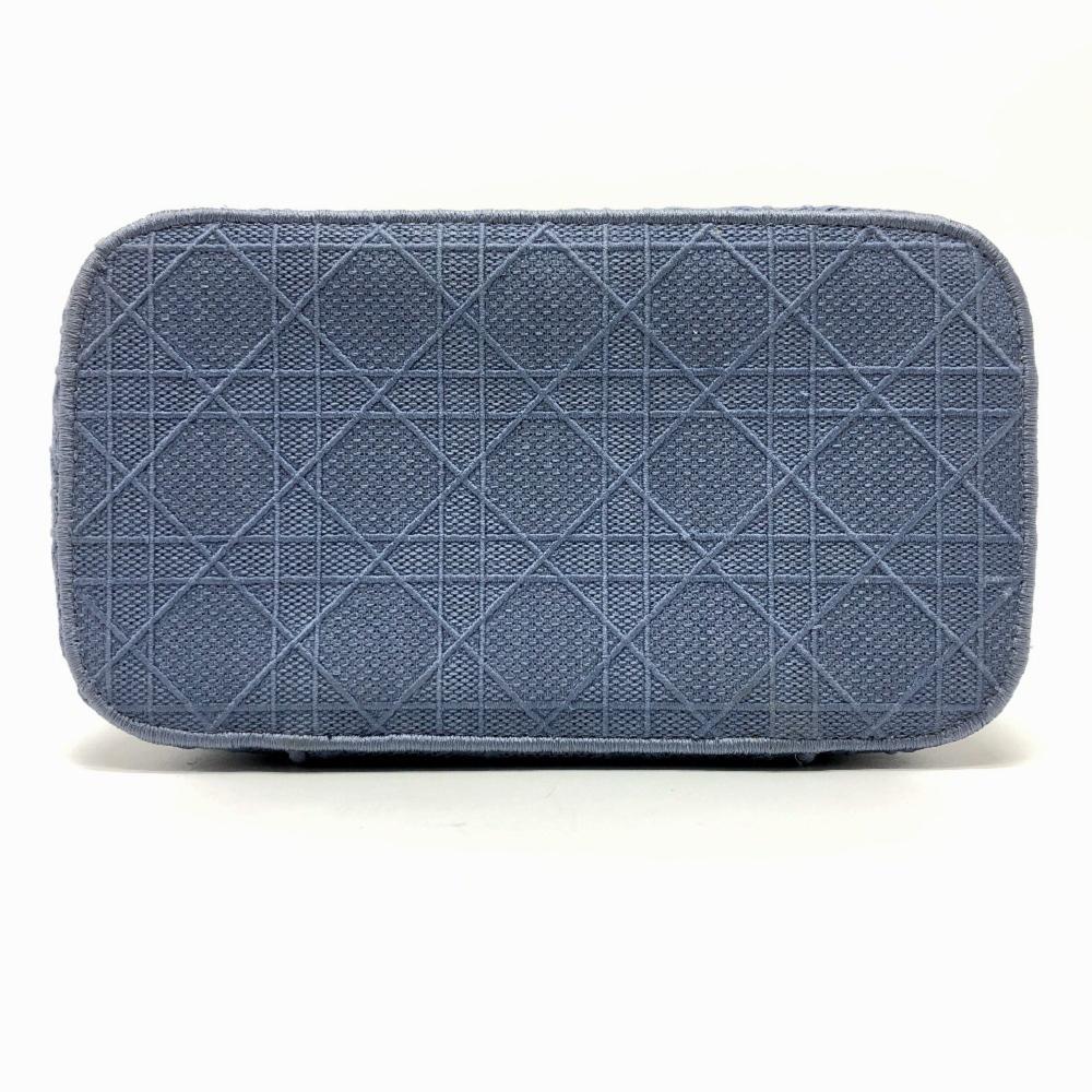 Blue Fabric Dior Handbag