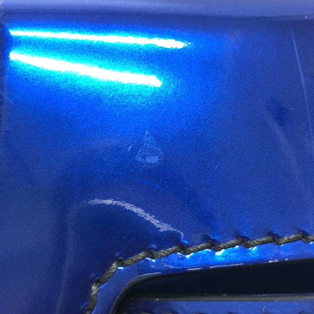 Blue Fabric Dior Saddle Bag