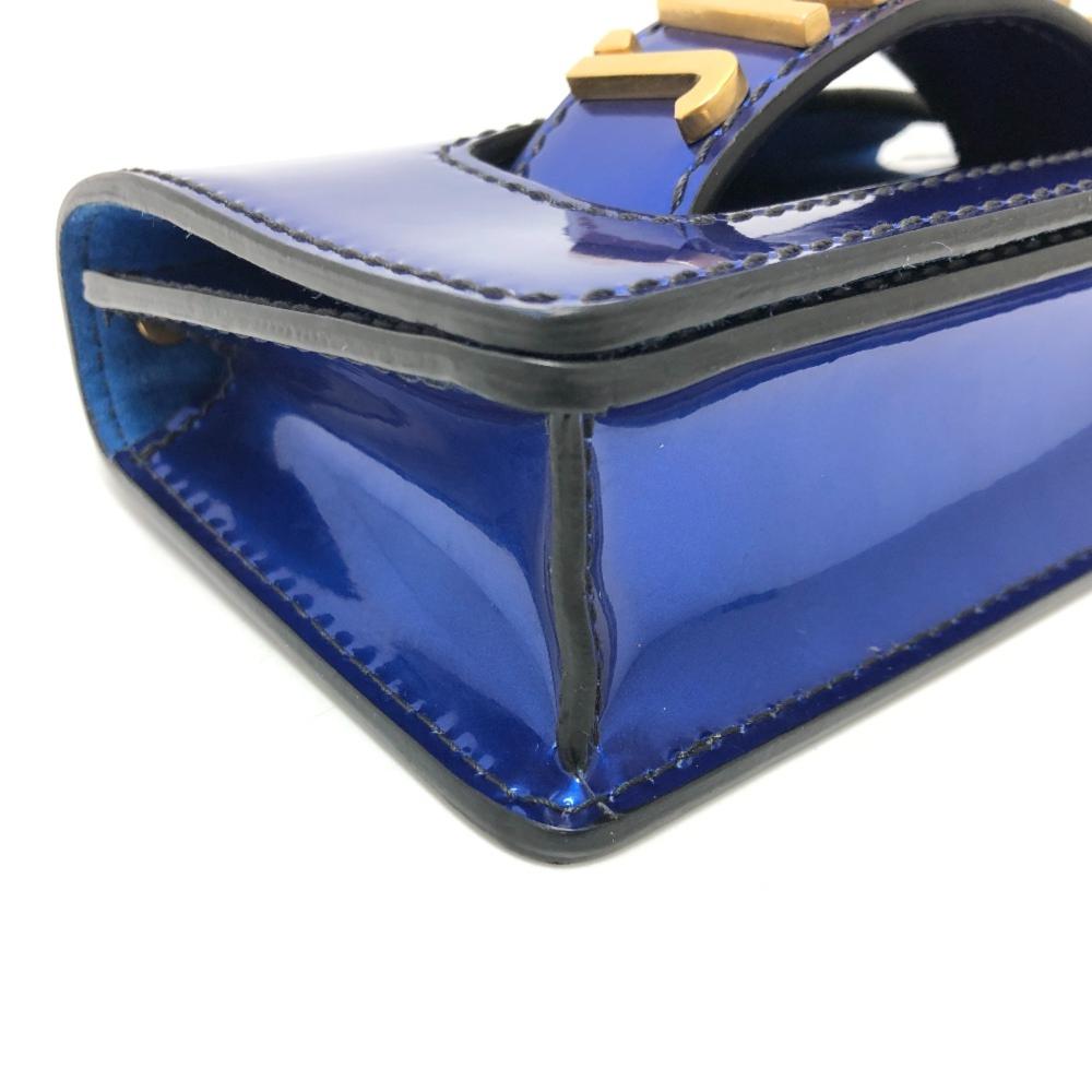 Blue Fabric Dior Saddle Bag