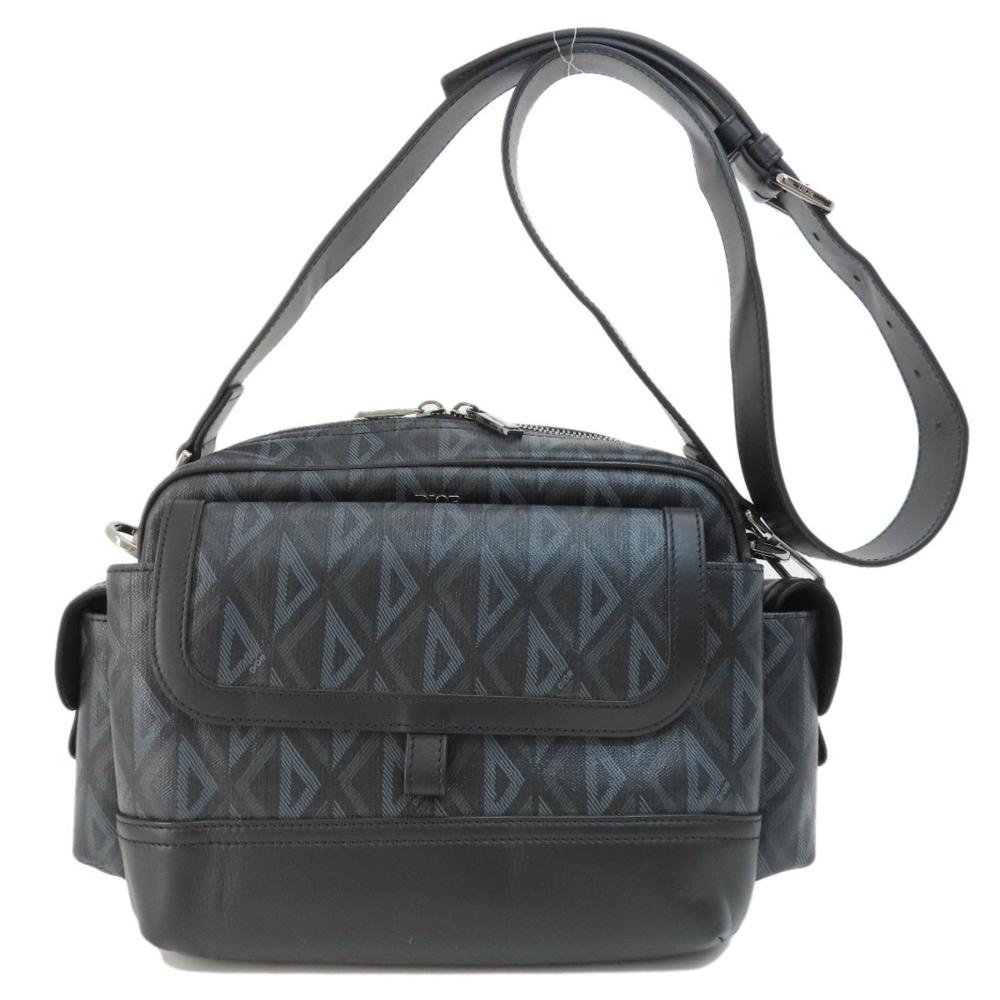 Blue Fabric Dior Shoulder Bag