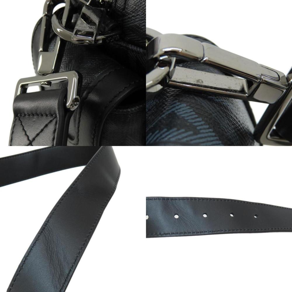 Blue Fabric Dior Shoulder Bag