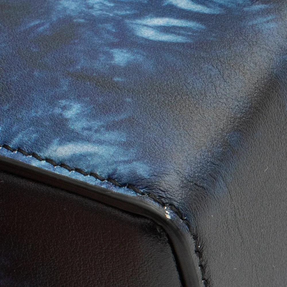 Blue Leather Dior Crossbody Bag