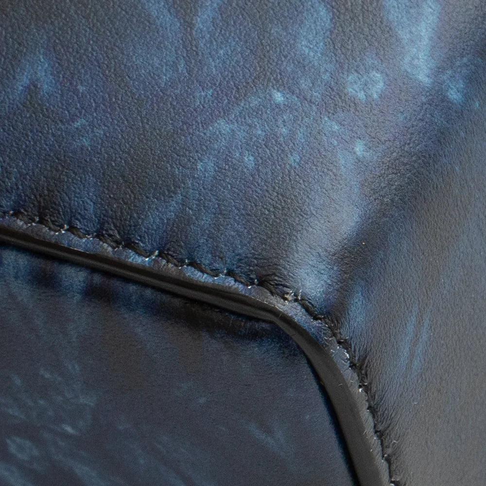 Blue Leather Dior Crossbody Bag