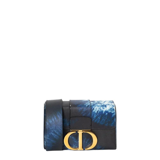 Blue Leather Dior Crossbody Bag