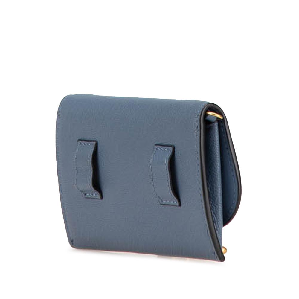 Blue Leather Dior Crossbody Bag