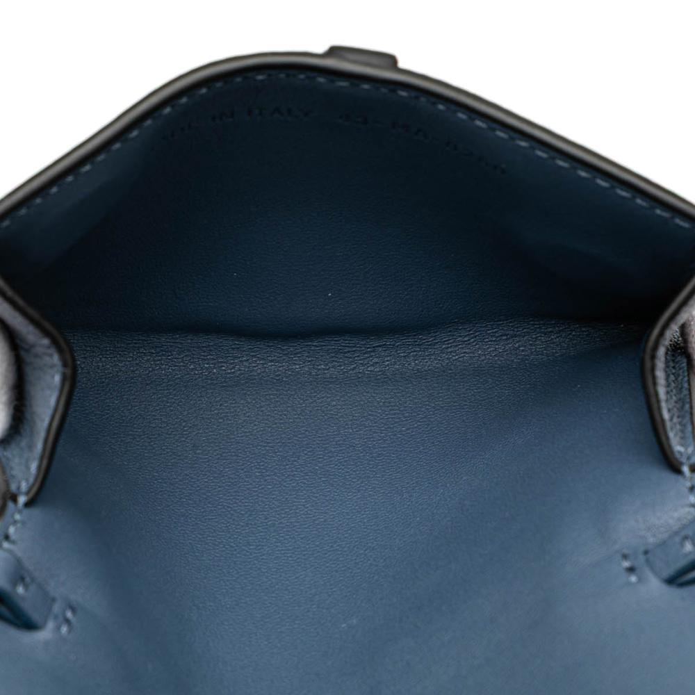 Blue Leather Dior Crossbody Bag