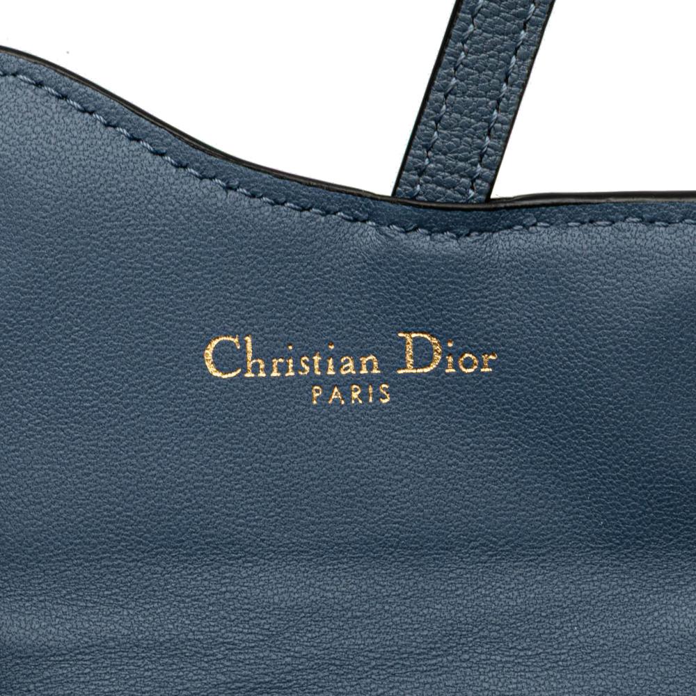 Blue Leather Dior Crossbody Bag