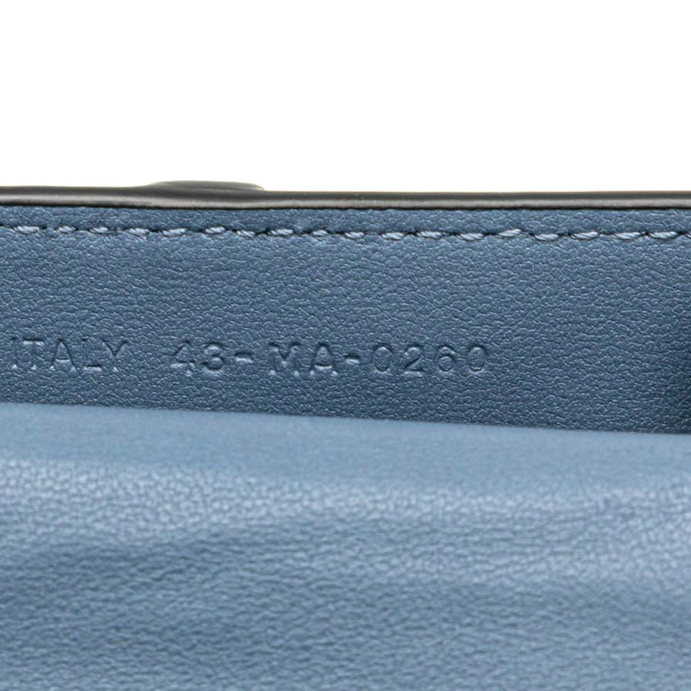 Blue Leather Dior Crossbody Bag