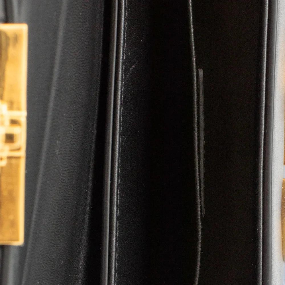 Blue Leather Dior Crossbody Bag