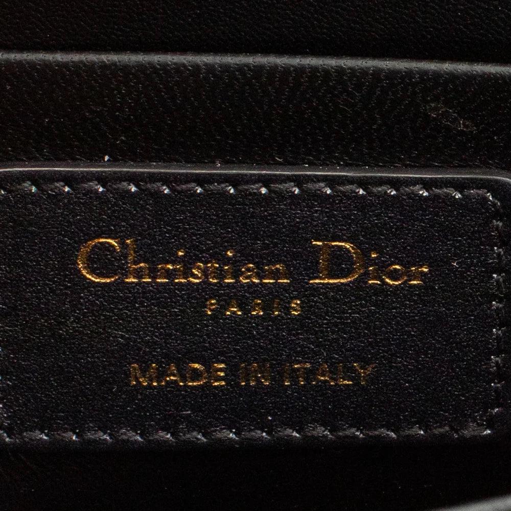 Blue Leather Dior Crossbody Bag