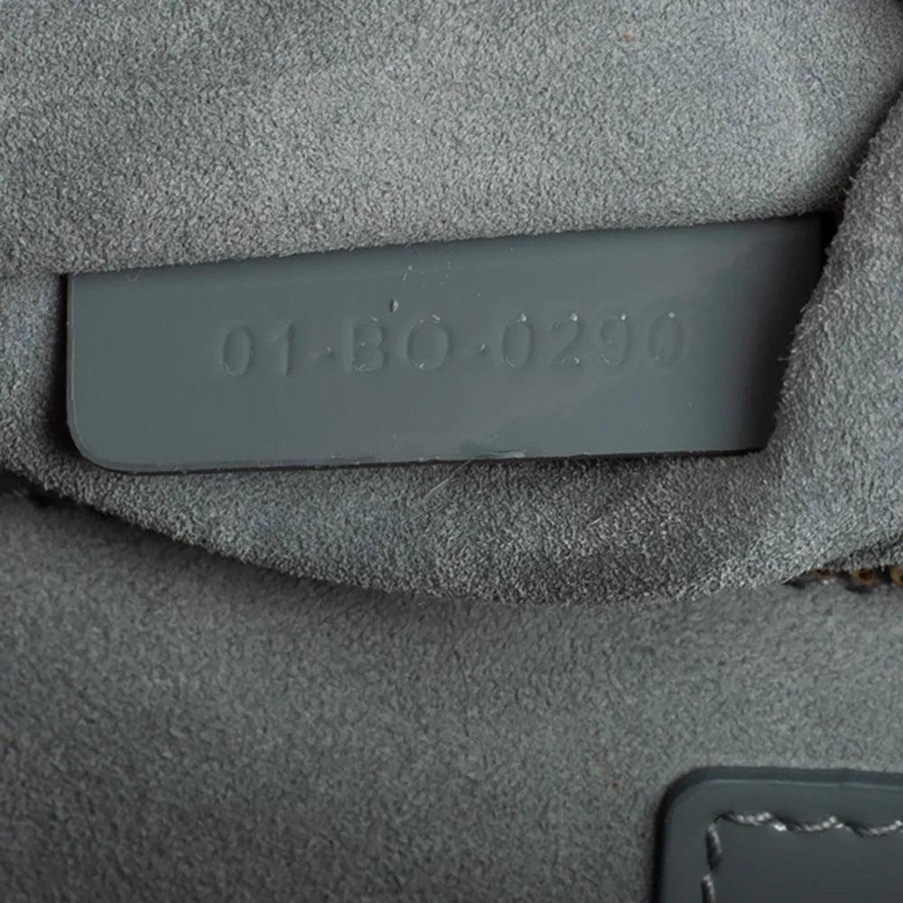 Blue Leather Dior Lady Dior