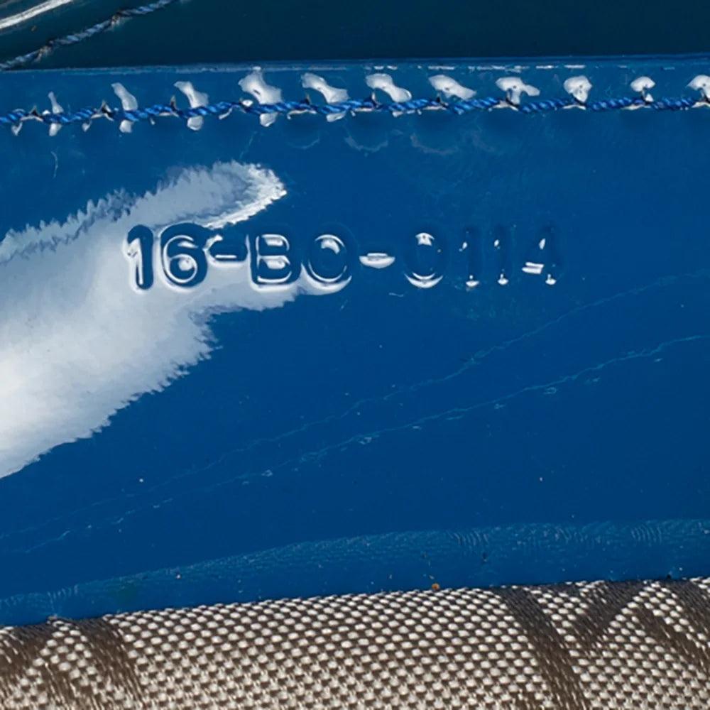 Blue Leather Dior Lady Dior