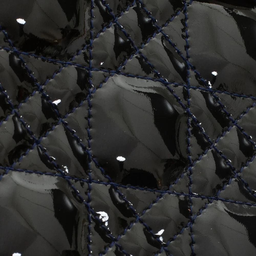 Blue Leather Dior Lady Dior