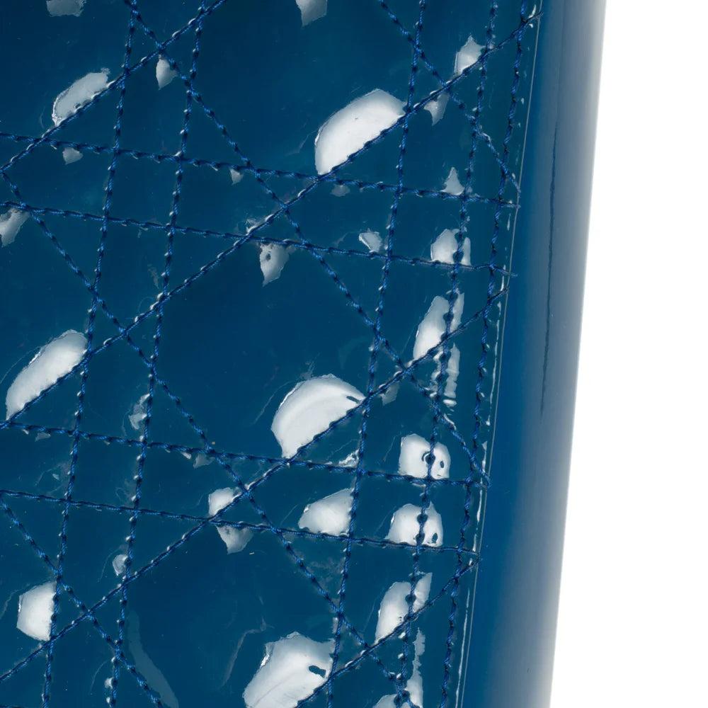 Blue Leather Dior Lady Dior