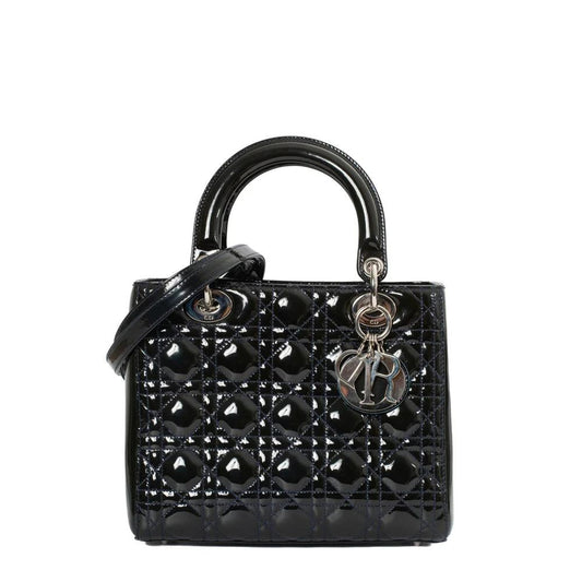 Blue Leather Dior Lady Dior