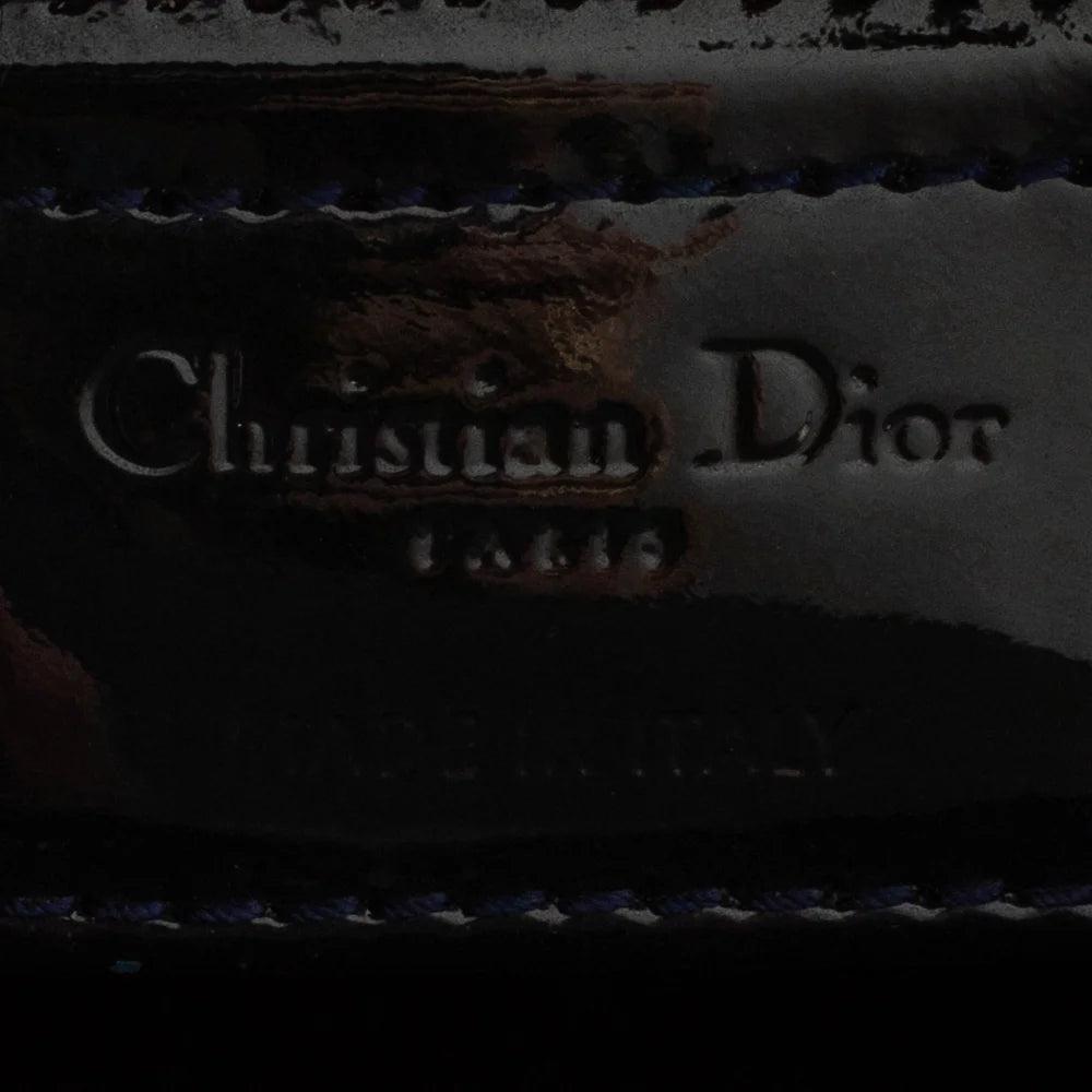 Blue Leather Dior Lady Dior