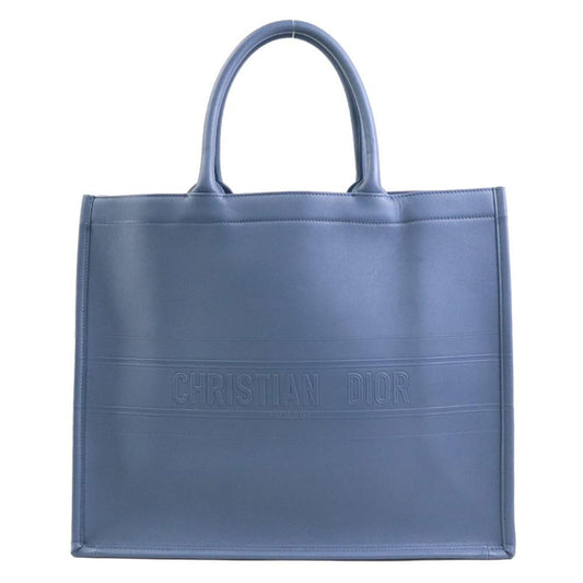Blue Leather Dior Tote