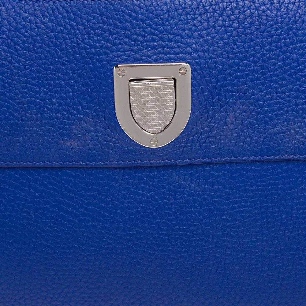 Blue Leather Dior Tote