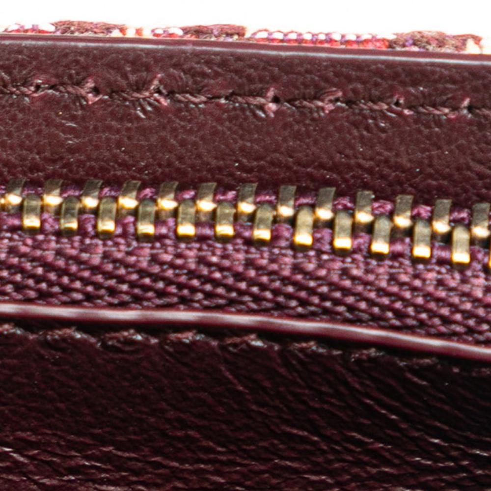 Brown Canvas Dior Saddle Bag