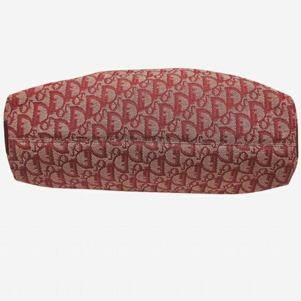 Brown Canvas Dior Shoulder Bag