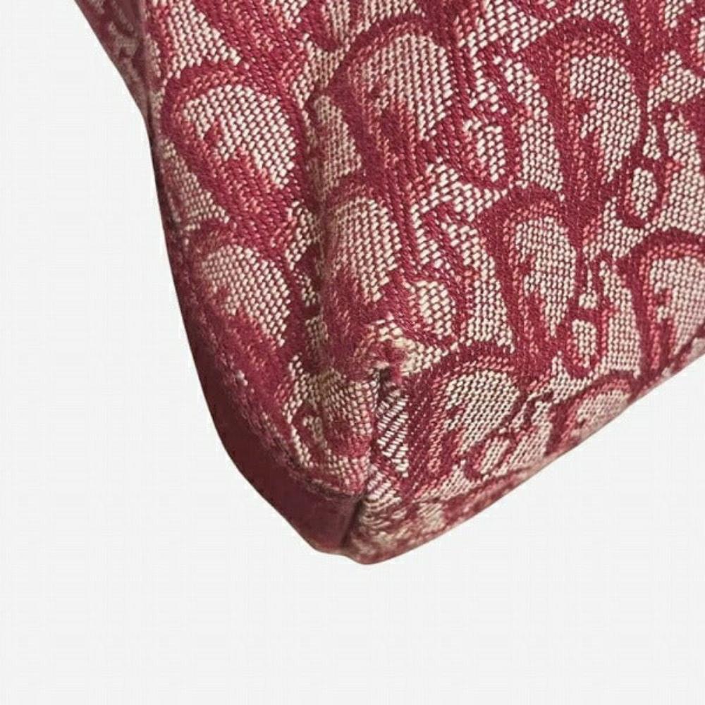 Brown Canvas Dior Shoulder Bag