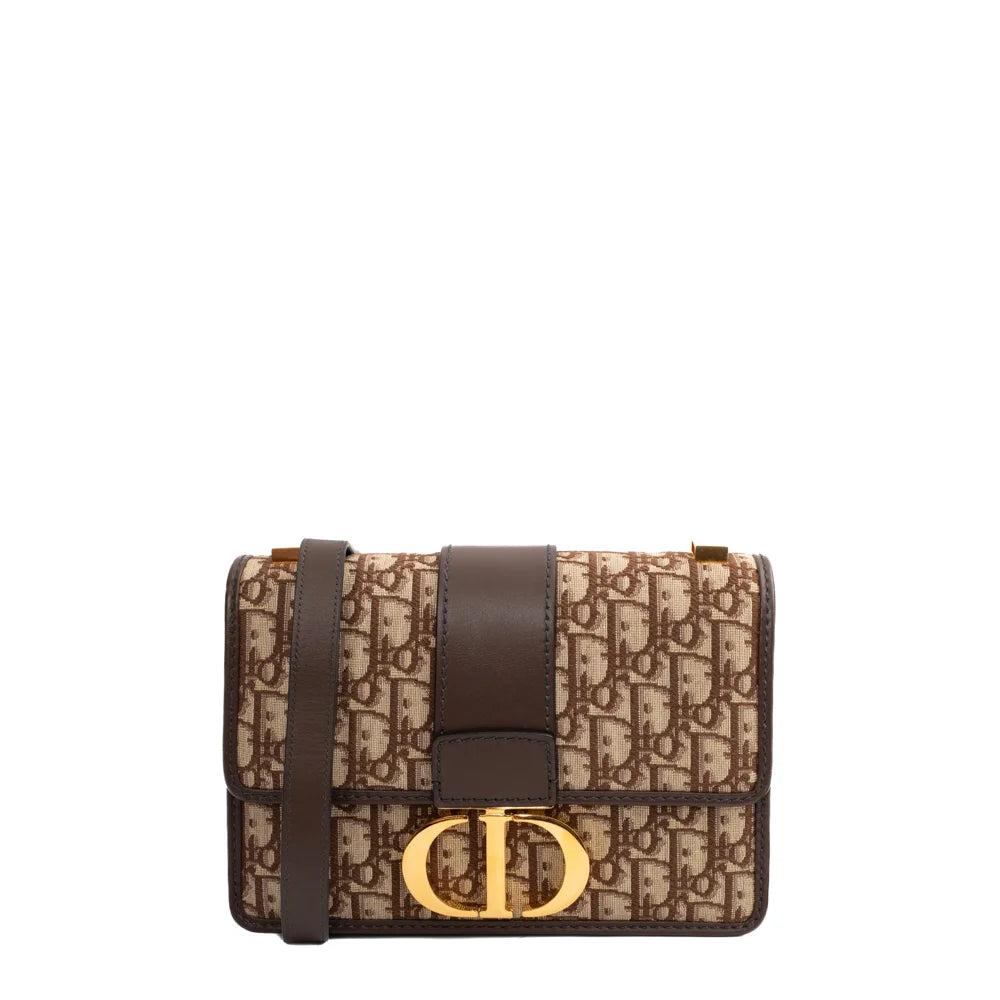 Brown Cotton Dior Crossbody Bag