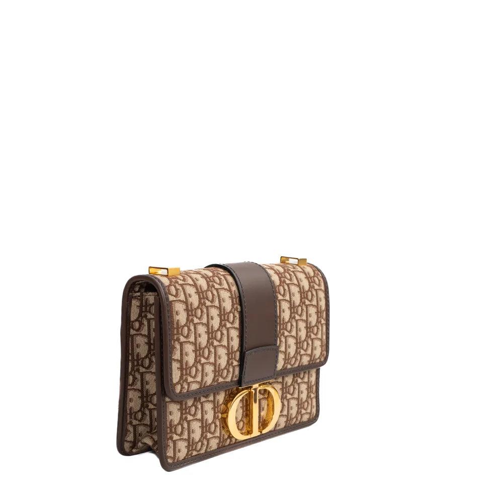 Brown Cotton Dior Crossbody Bag