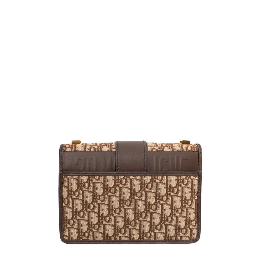 Brown Cotton Dior Crossbody Bag