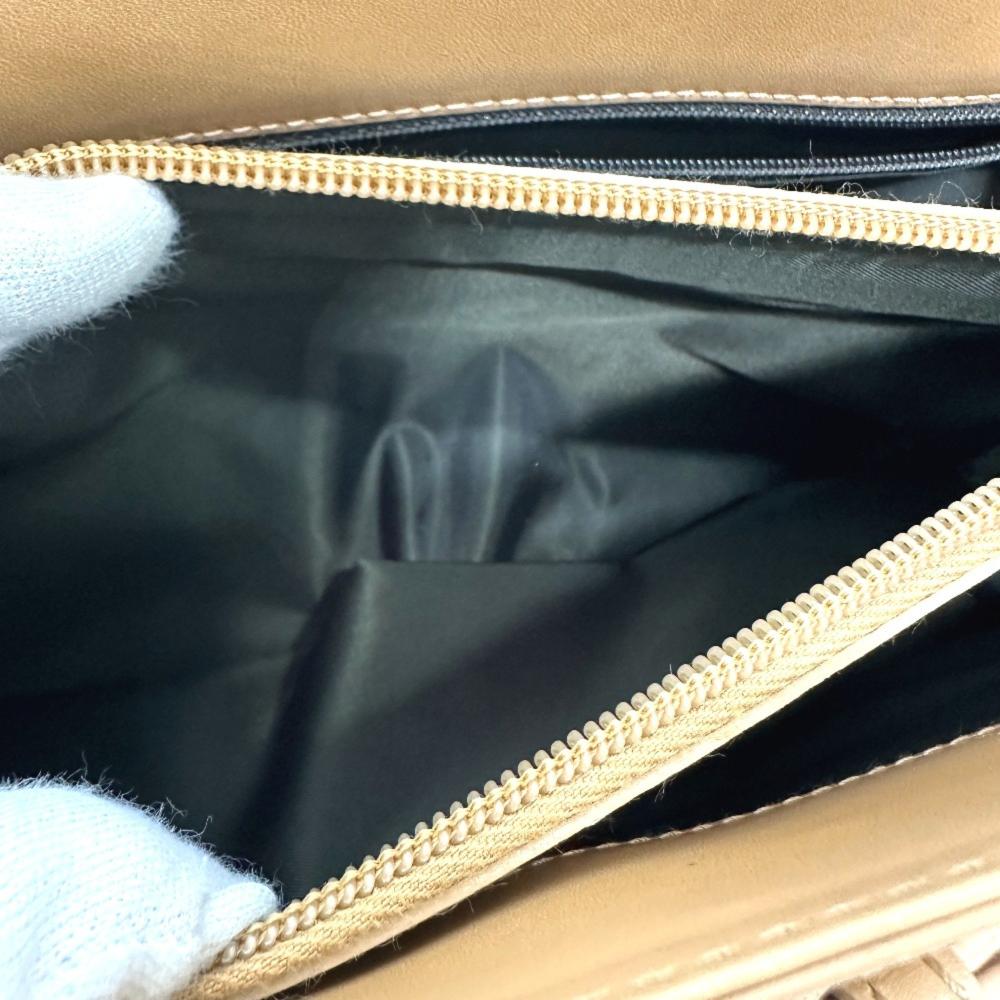 Brown Fabric Dior Handbag