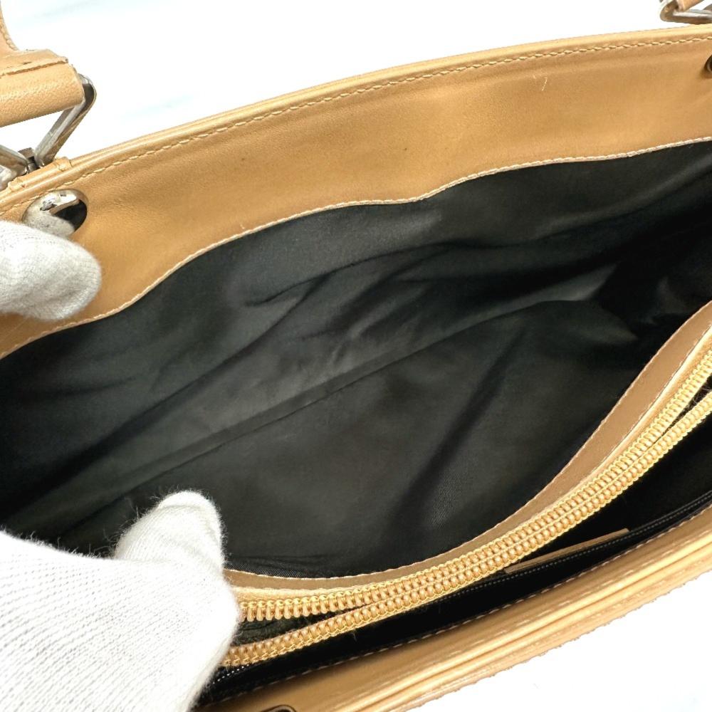 Brown Fabric Dior Handbag