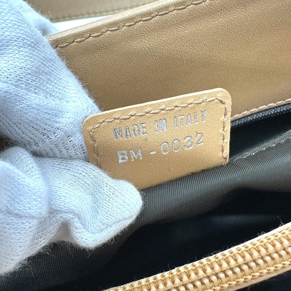 Brown Fabric Dior Handbag