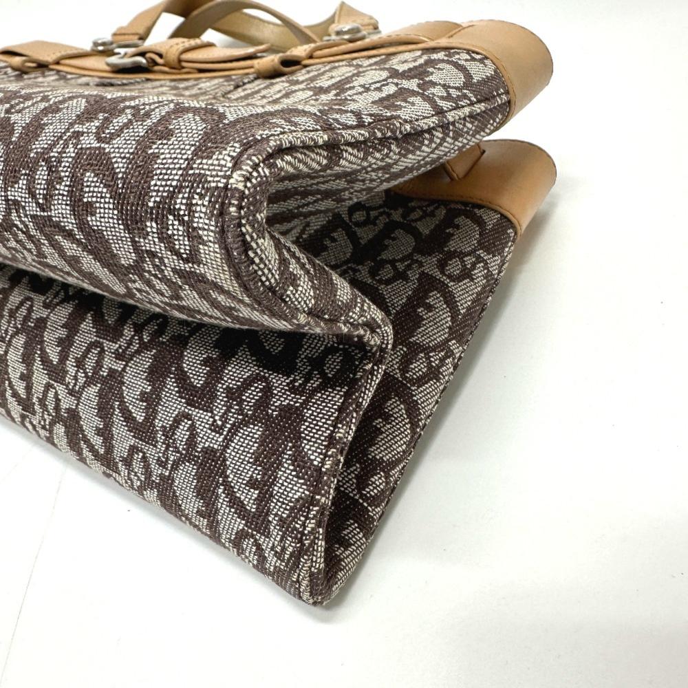 Brown Fabric Dior Handbag