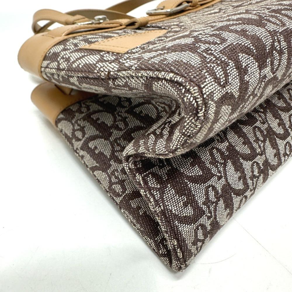 Brown Fabric Dior Handbag