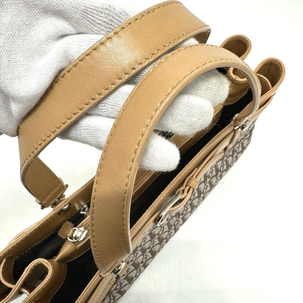 Brown Fabric Dior Handbag