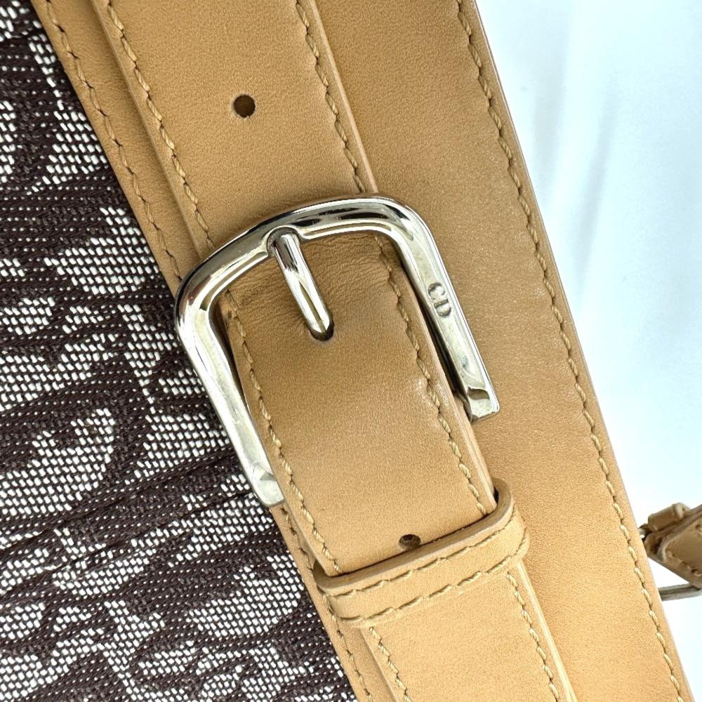 Brown Fabric Dior Handbag