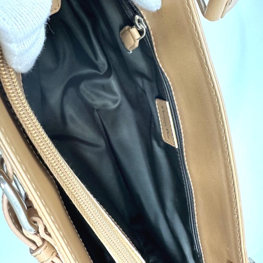 Brown Fabric Dior Handbag