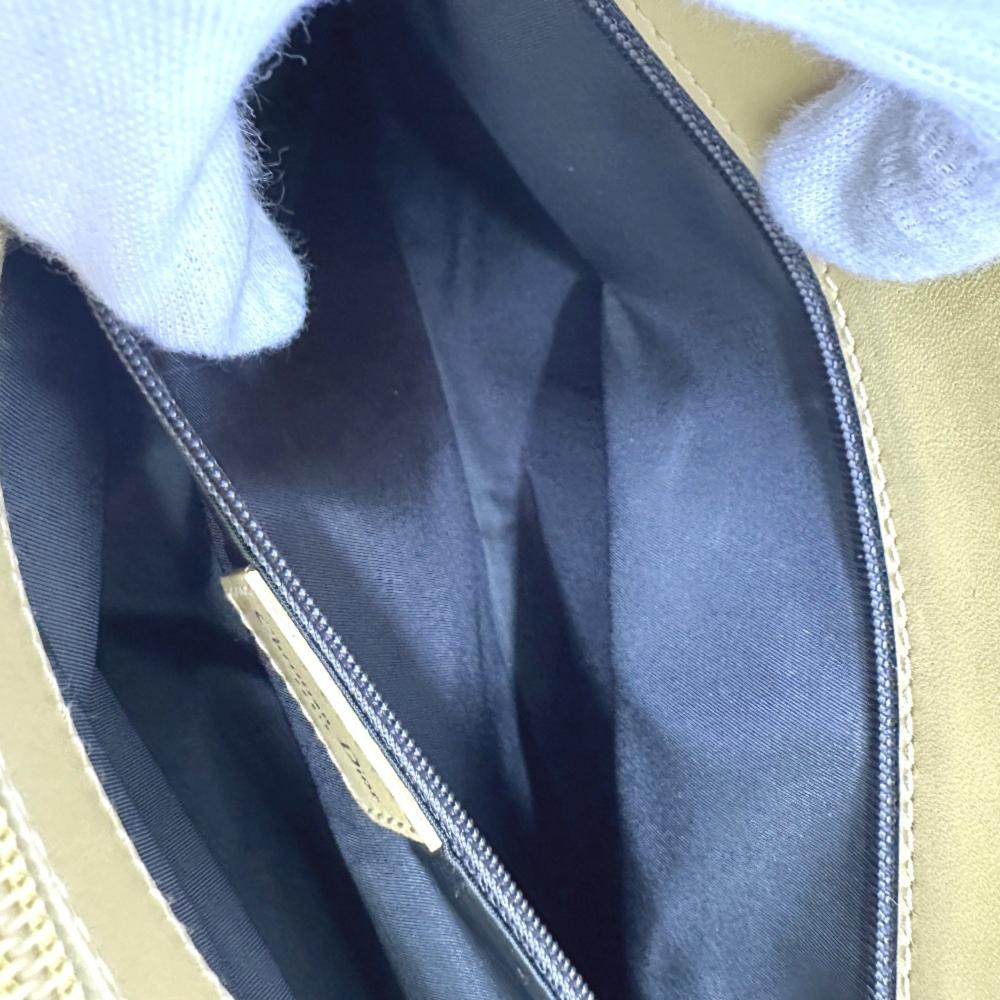 Brown Fabric Dior Handbag