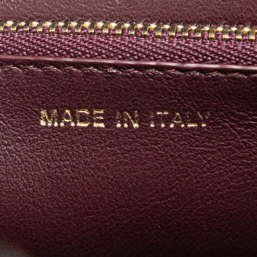 Brown Fabric Dior Saddle Bag