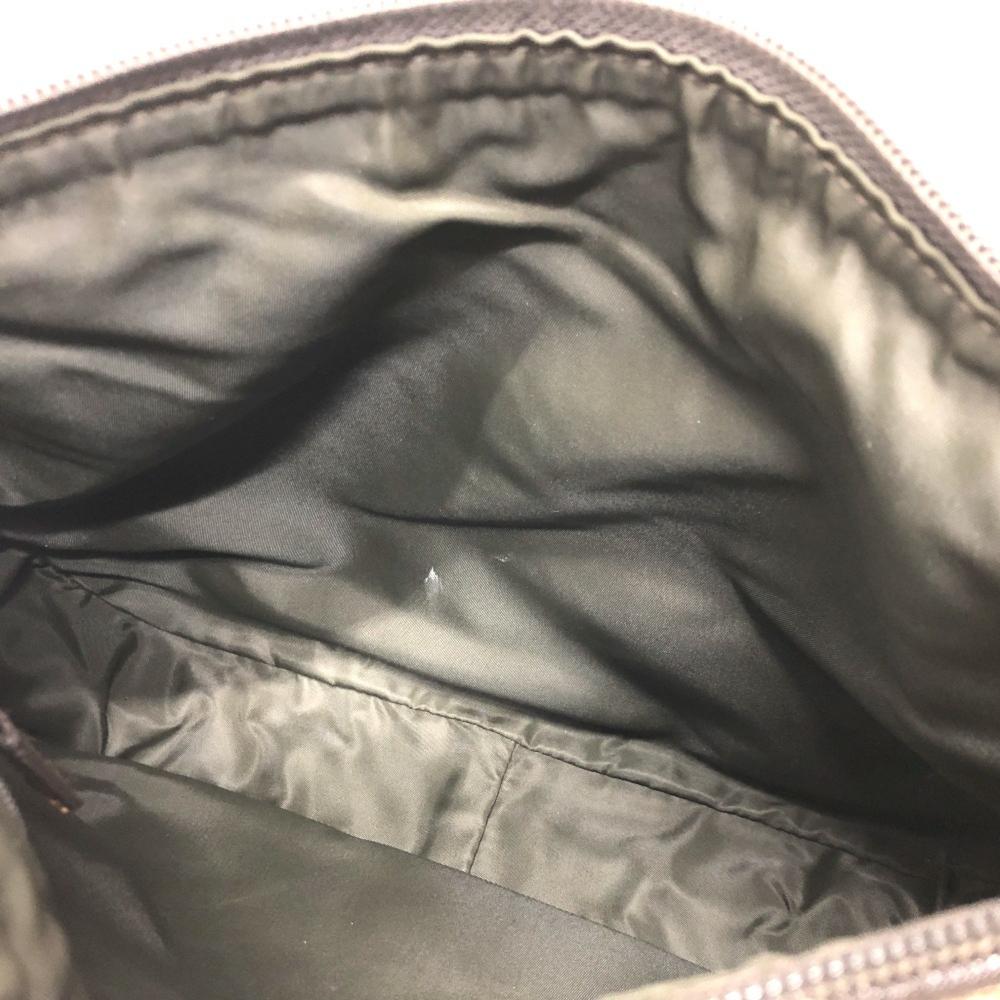 Brown Fabric Dior Travel Bag