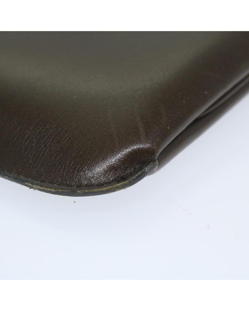 Brown Leather Dior Shoulder Bag