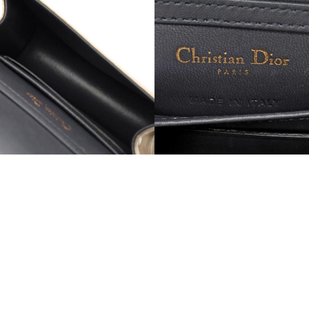 Gold Leather Dior Shoulder Bag