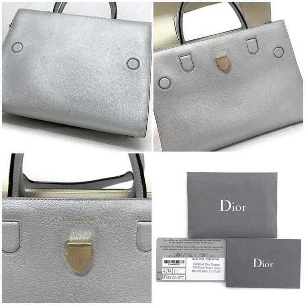 Gold Leather Dior Tote