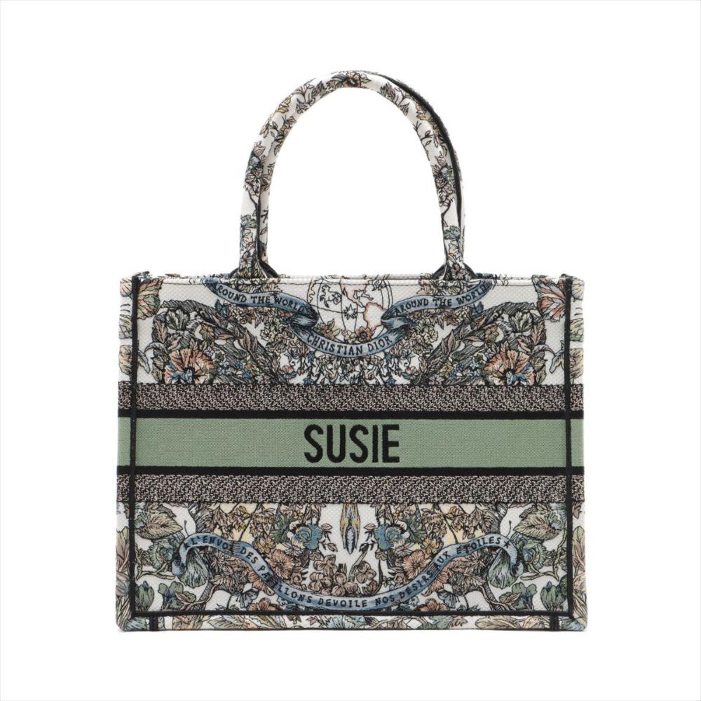 Green Canvas Dior Handbag