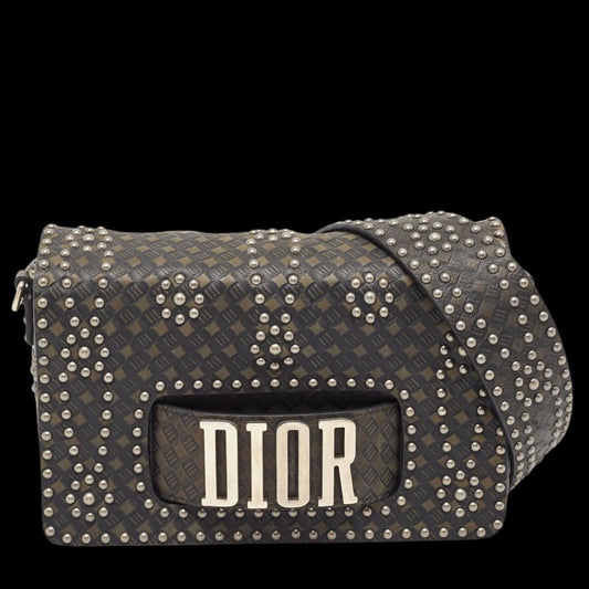 Green Leather Dior Shoulder Bag